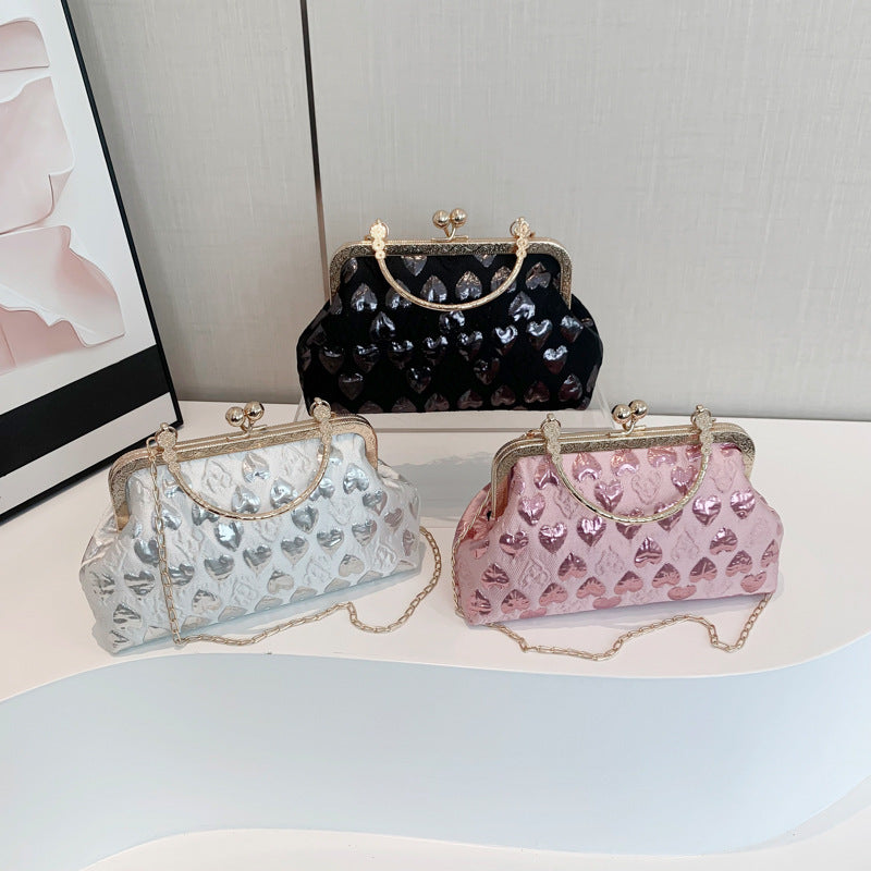 Love Hand-held Small Square Crossbody Bag
