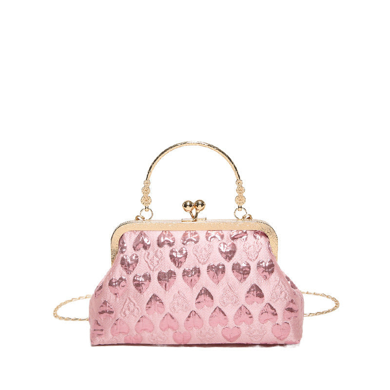 Love Hand-held Small Square Crossbody Bag