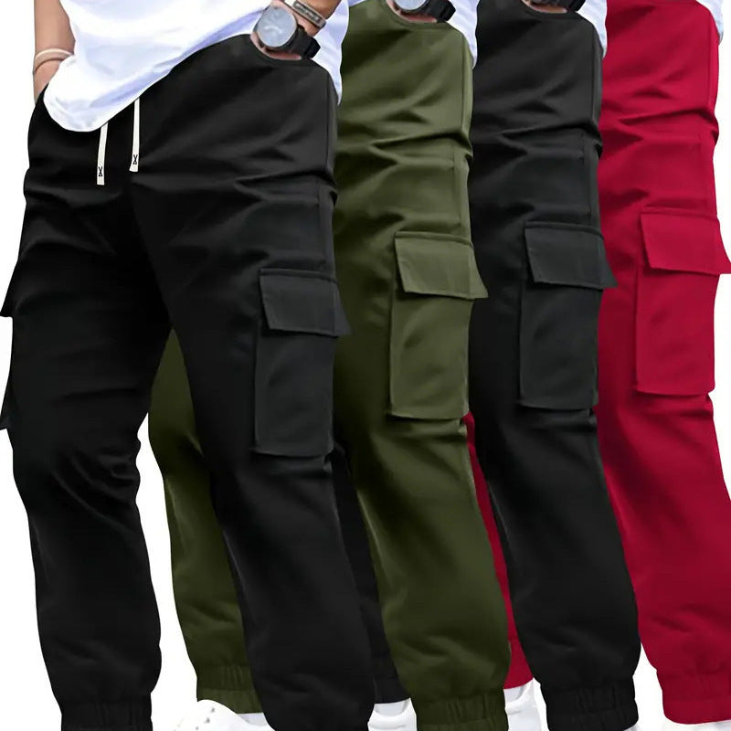 Multi-Pocket Workwear Pants
