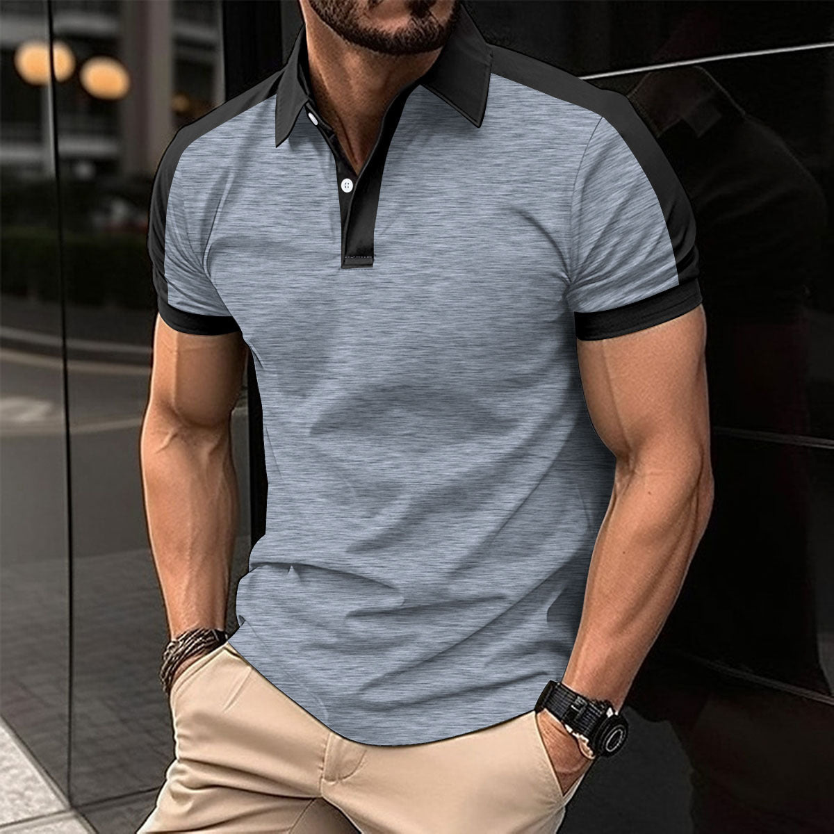 Short Sleeve Business Casual Polo Shirts