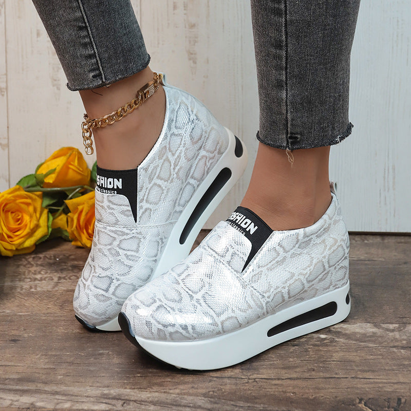 Shallow Mouth Platform Casual Shoes