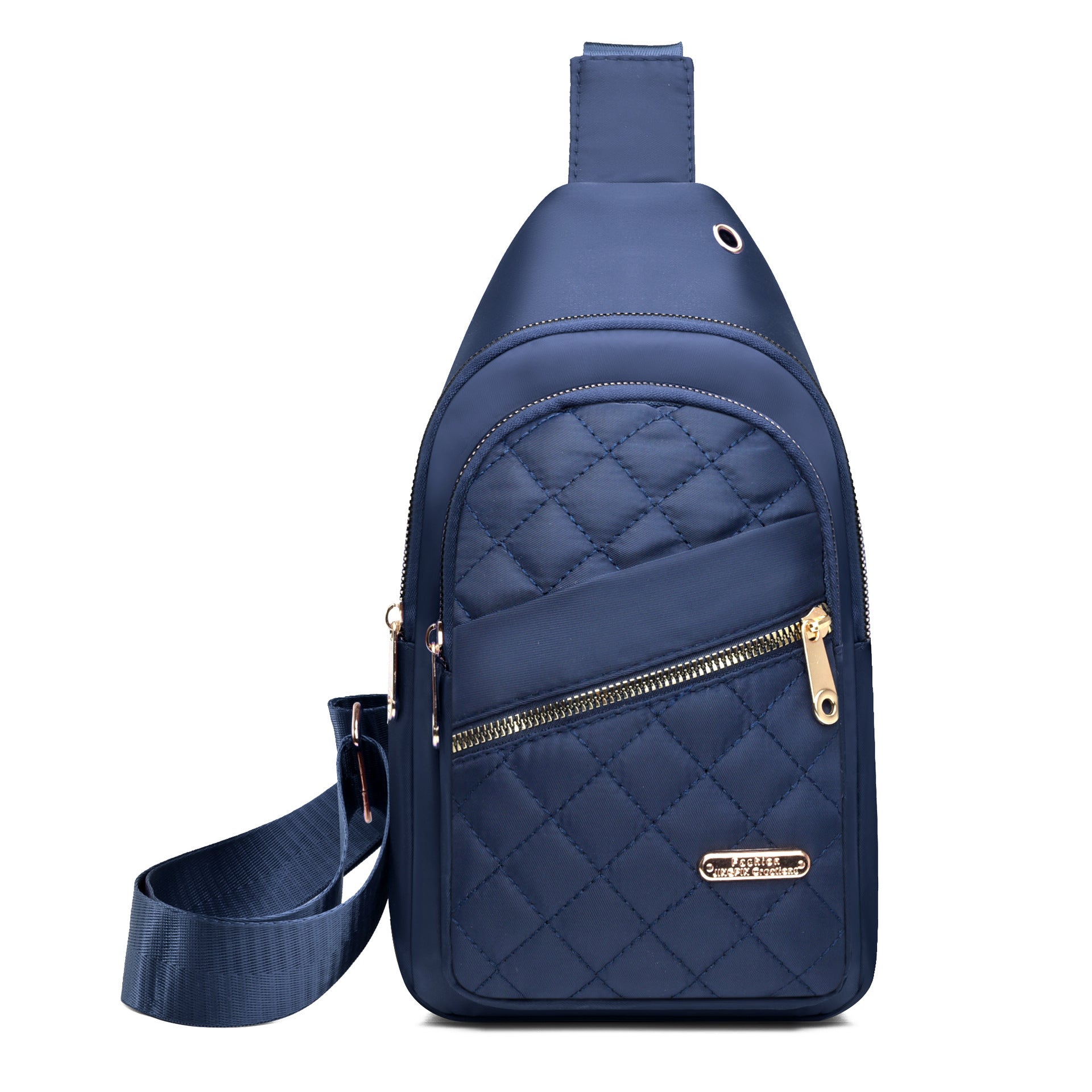 Nylon Rhombus Crossbody Chest Bag