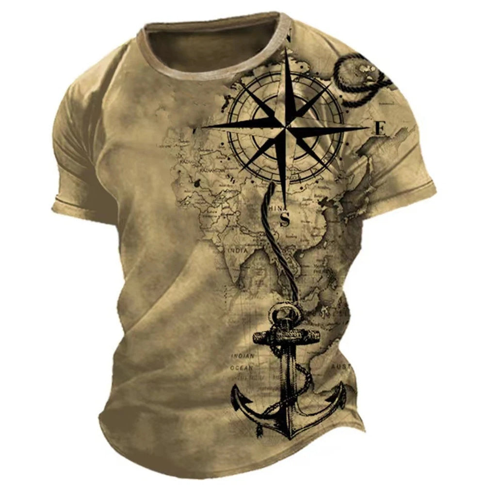 Casual Loose Short Sleeves Muscle T-shirt