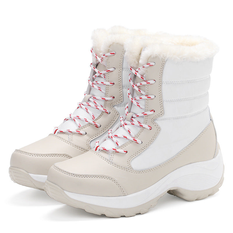 Fleece-Lined High-Top Boots
